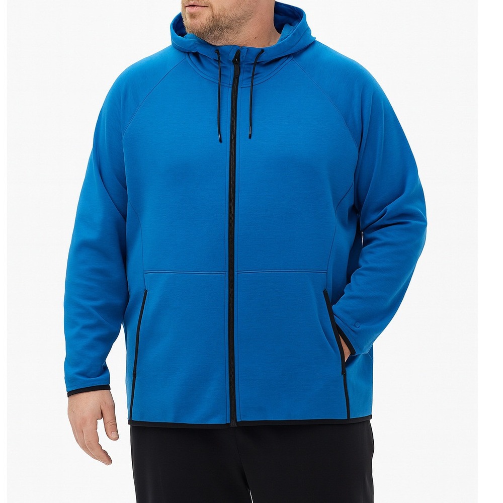 CORE 10 Blue Full Zip Hooded Athletic Jacket‎ 3X  Activewear, Casual full zip